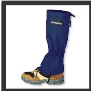 NWT Threshold Trail Star Gaiters Dark Blue Size Large Adult Snow Rain Hiking